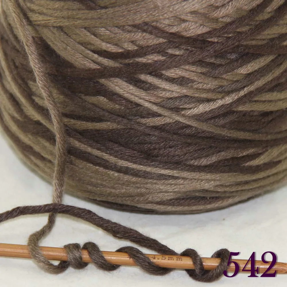 1X400g soft sell high quality 100% cotton hand-woven yarn Chocolate Brown cone 422-542
1X400g soft sell high quality 100% cotton hand-woven yarn Chocolate Brown cone 422-542