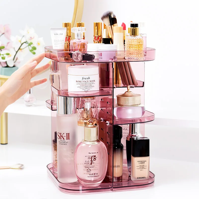 DIY Large Desktop 360-degree Rotating Transparent Acrylic Makeup Organizer Removable Saves Space Cosmetics Jewelry Storage Box
DIY Large Desktop 360-degree Rotating Transparent Acrylic Makeup Organizer Removable Saves Space Cosmetics Jewelry Storage Box