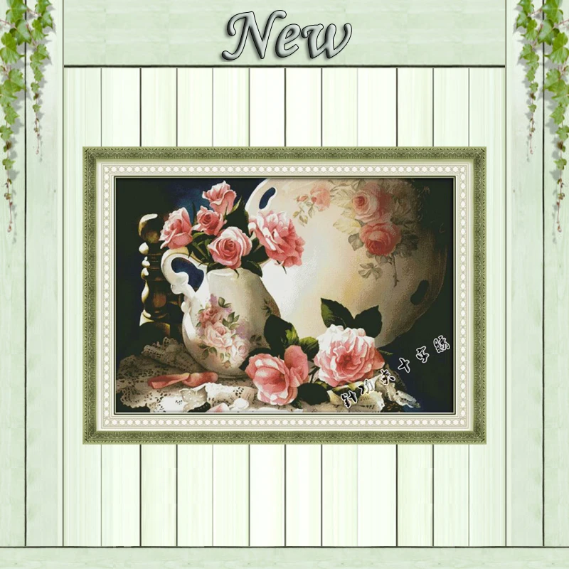 Charm of porcelain flowers painting counted printed on canvas DMC 11CT 14CT Chinese Cross Stitch kits embroidery needlework Sets
Charm of porcelain flowers painting counted printed on canvas DMC 11CT 14CT Chinese Cross Stitch kits embroidery needlework Sets
