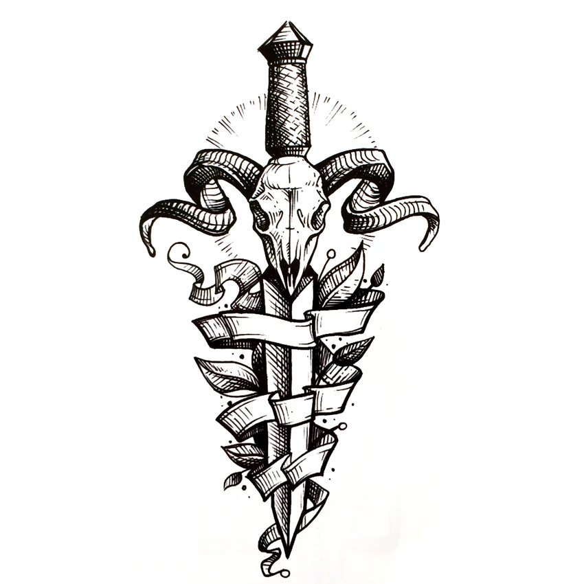 3pcs Sealed Demon dagger Waterproof Temporary Tattoos men Harajuku Tatoo Stickers Tattoo Body Art Henna Animal temporary tattoos
3pcs Sealed Demon dagger Waterproof Temporary Tattoos men Harajuku Tatoo Stickers Tattoo Body Art Henna Animal temporary tattoos