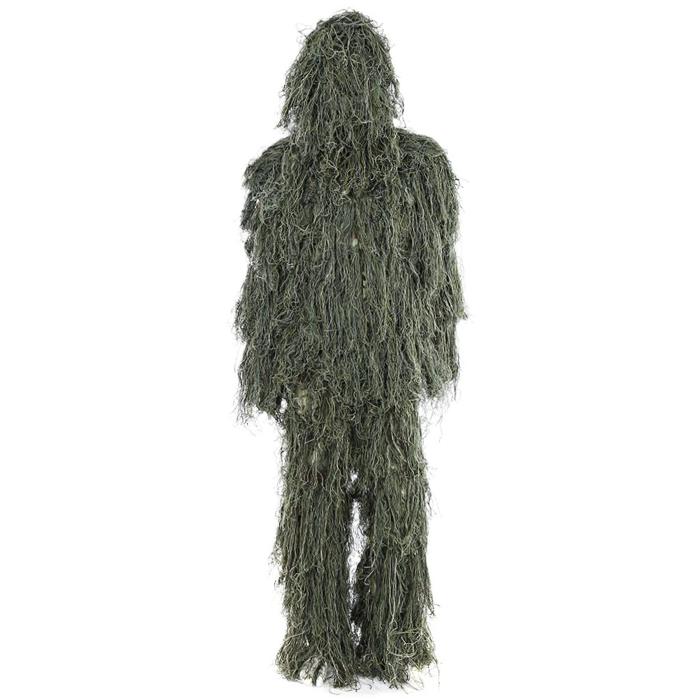 Одежда для охоты лесной Ghillie костюм Камуфляжный снайперский набор камуфляжные