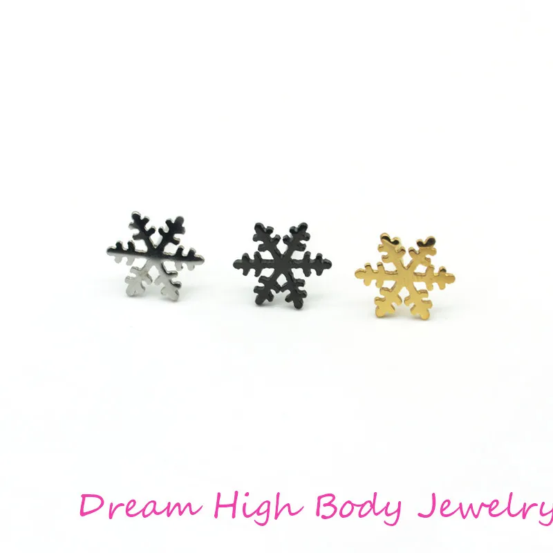 Snow Flake Earring Ear Stud Snowflake Women Earrings Jewelry For Girl Xmas Gifts 316L Stainless Steel Gold Black
Snow Flake Earring Ear Stud Snowflake Women Earrings Jewelry For Girl Xmas Gifts 316L Stainless Steel Gold Black