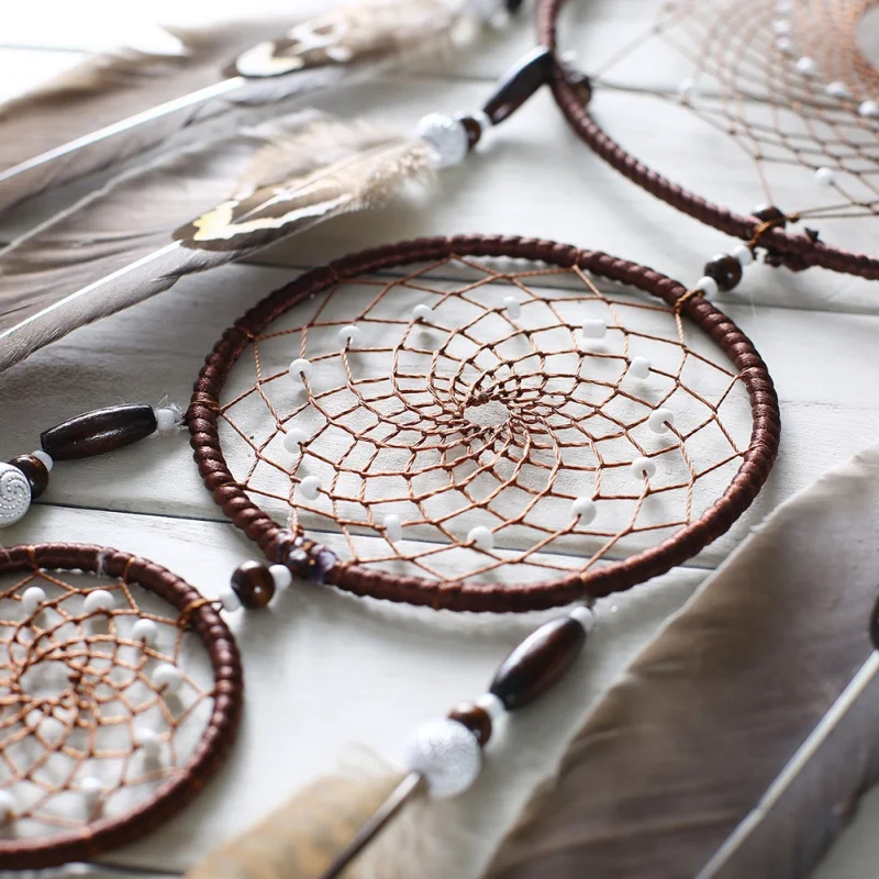 Hot Mysterious Wind Chimes Dream Catcher Handmade Traditional Wall Hanging Car Hanging Decoration Ornament
Hot Mysterious Wind Chimes Dream Catcher Handmade Traditional Wall Hanging Car Hanging Decoration Ornament