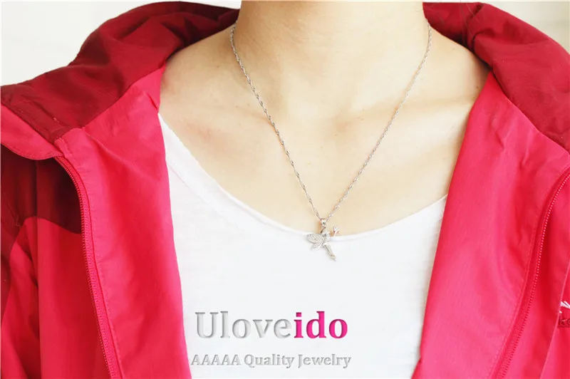 Uloveido Crystal Silver Plated Jewelry Pendant Angel Pendants Fashion Necklace For Women Gifts Collares Charms 15% off N1276
Uloveido Crystal Silver Plated Jewelry Pendant Angel Pendants Fashion Necklace For Women Gifts Collares Charms 15% off N1276