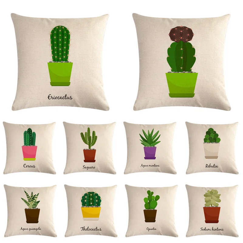 New Cartoon Cactus Summer Series Pillow Cover Automobile And Sofa Cushion Cover Home Decor
New Cartoon Cactus Summer Series Pillow Cover Automobile And Sofa Cushion Cover Home Decor