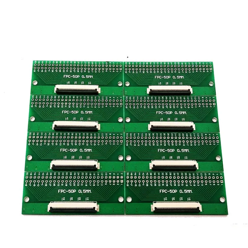 Бесплатная доставка 10 шт. FFC FPC 50PIN переводная плата с разъемом DIP 2 54 TFT ЖК панель 1