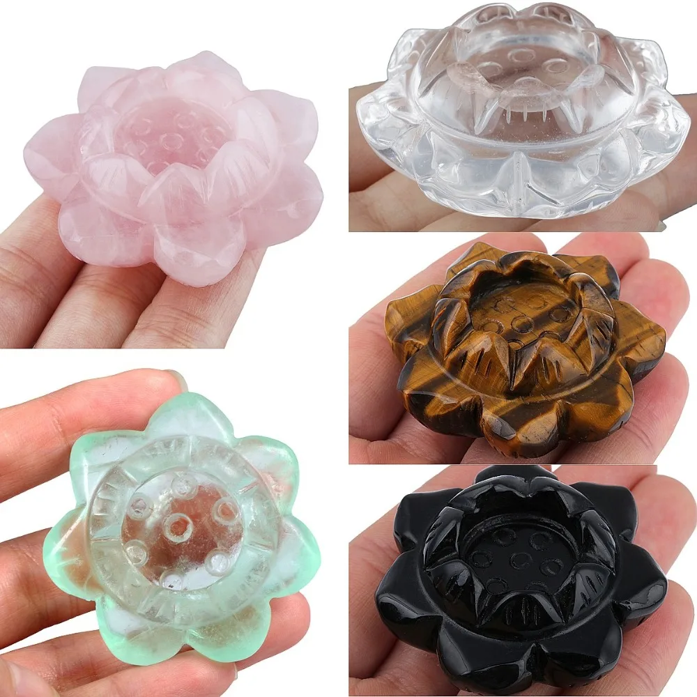 TUMBEELLUWA 2" Carved Gem stone Lotus Flower Crystal Ball Stand,Healing Crystal Sculpture
TUMBEELLUWA 2" Carved Gem stone Lotus Flower Crystal Ball Stand,Healing Crystal Sculpture