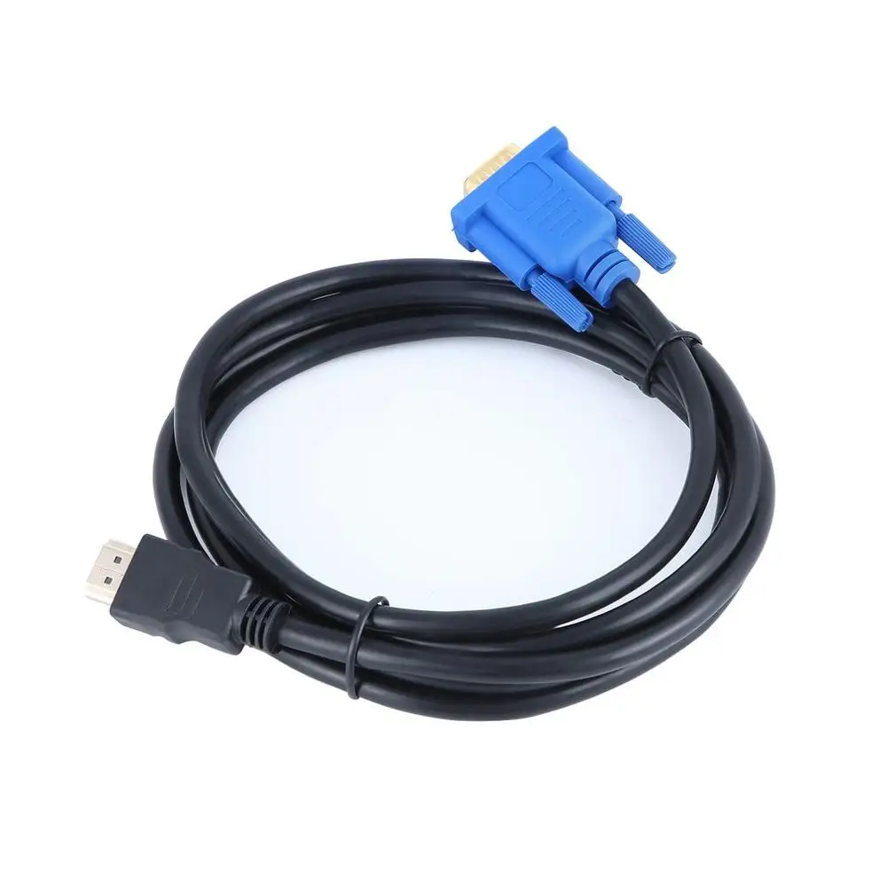 Кабель HDMI на VGA 1 8/3 метра 15 контактный адаптер типа Папа папа для видео 1024x768p
