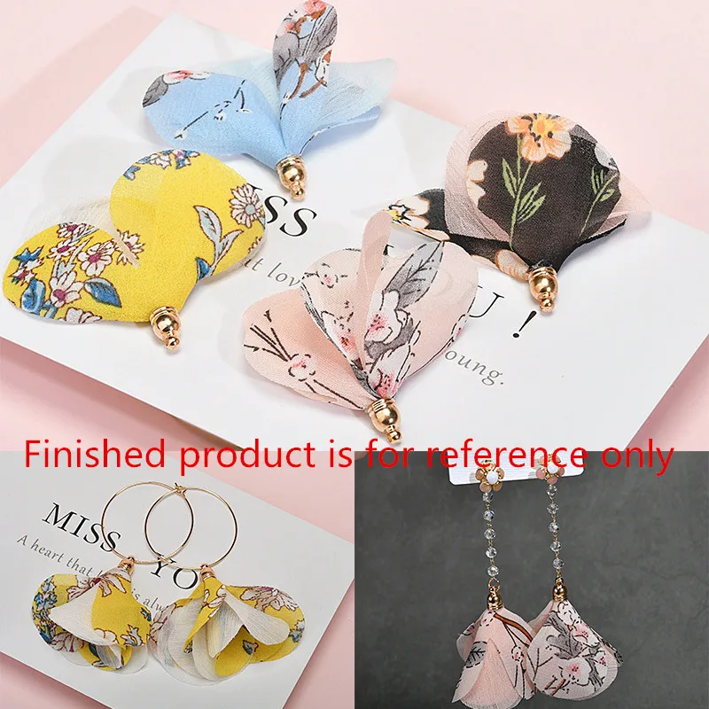 New Style Colorful 50pcs/lot Printing floral chiffon handmade Tassels Charms Pendants Diy Jewelry earring accessory
New Style Colorful 50pcs/lot Printing floral chiffon handmade Tassels Charms Pendants Diy Jewelry earring accessory
