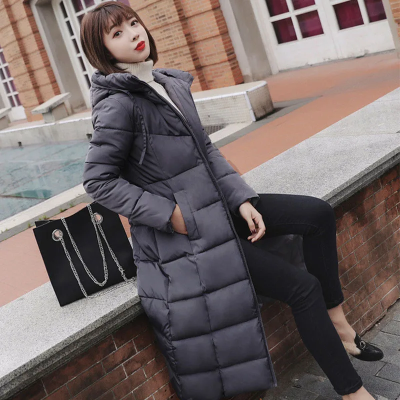 Fashion Female Jackets Korean Style Hooded Long Winter Women Parkas Side Zipper Pocket Thicken Warm Feminine Coats Plus Size 6XL
Fashion Female Jackets Korean Style Hooded Long Winter Women Parkas Side Zipper Pocket Thicken Warm Feminine Coats Plus Size 6XL