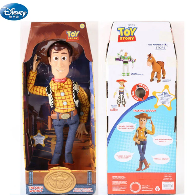 43 cm Disney Toy Story 3 Talking Woody Action Toy Figures Dolls speak English Fun Pull doll kids Christmas Gift
43 cm Disney Toy Story 3 Talking Woody Action Toy Figures Dolls speak English Fun Pull doll kids Christmas Gift