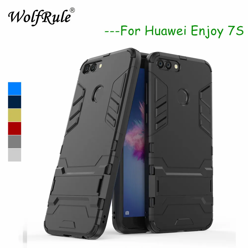 Чехол WolfRule Huawei Enjoy 7s, смарт-чехол Huawei P, Мягкий силикон + пластиковый чехол с подставкой для Huawei Enjoy 7s, чехлы для телефонов
Чехол WolfRule Huawei Enjoy 7s, смарт-чехол Huawei P, Мягкий силикон + пластиковый чехол с подставкой для Huawei Enjoy 7s, чехлы для телефонов