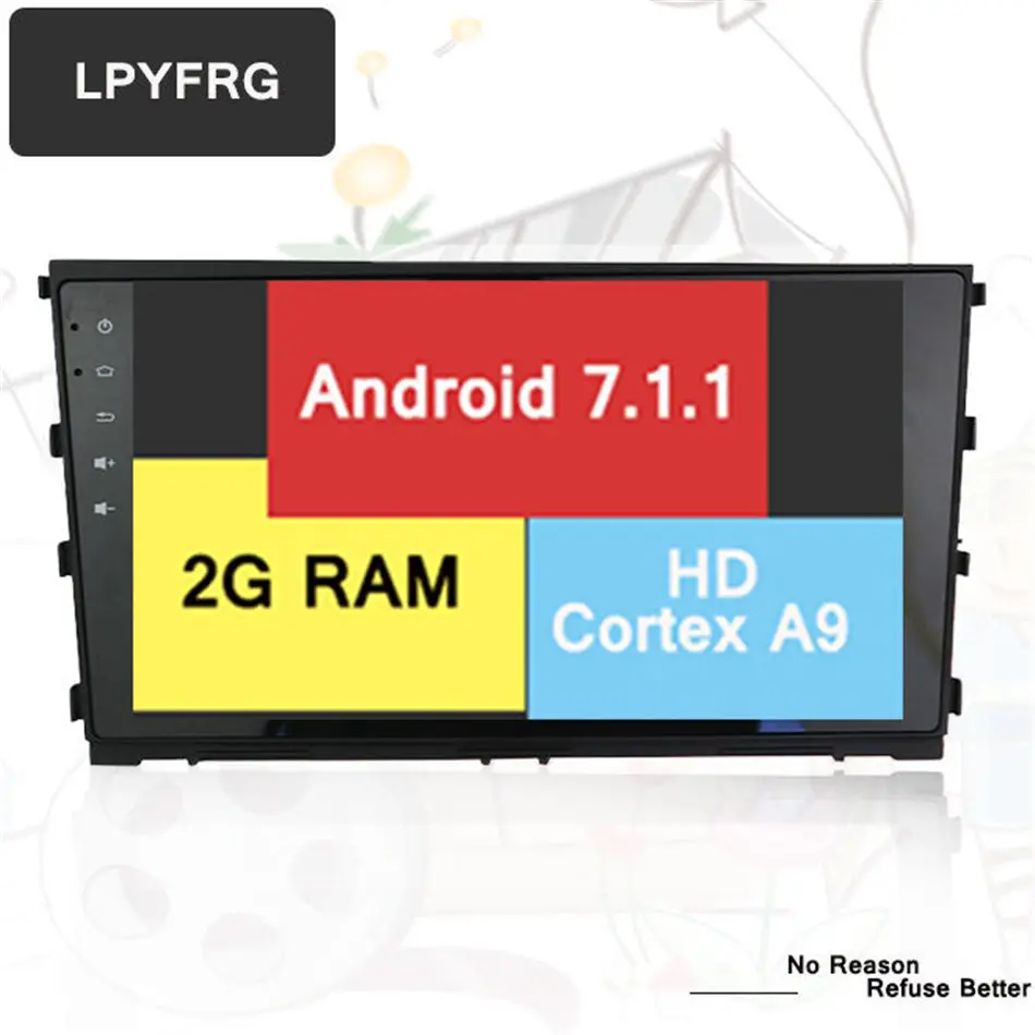 10 1 дюймовый большой сенсорный экран android 0 четырехъядерный 1024*600 для HYUNDAI MISTRA 2013