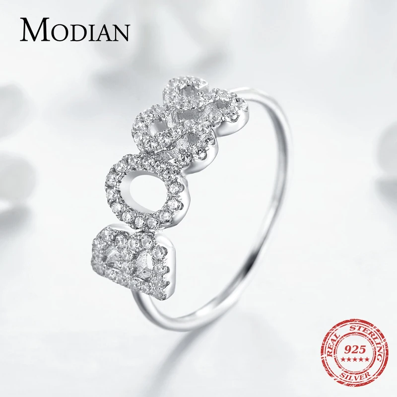 Modian 2019 New Sale 100% 925 Sterling Silver Charm Letter BOSS Ring Trendy Dazzling CZ Rings For Women Valentine's Day Jewelry
Modian 2019 New Sale 100% 925 Sterling Silver Charm Letter BOSS Ring Trendy Dazzling CZ Rings For Women Valentine's Day Jewelry