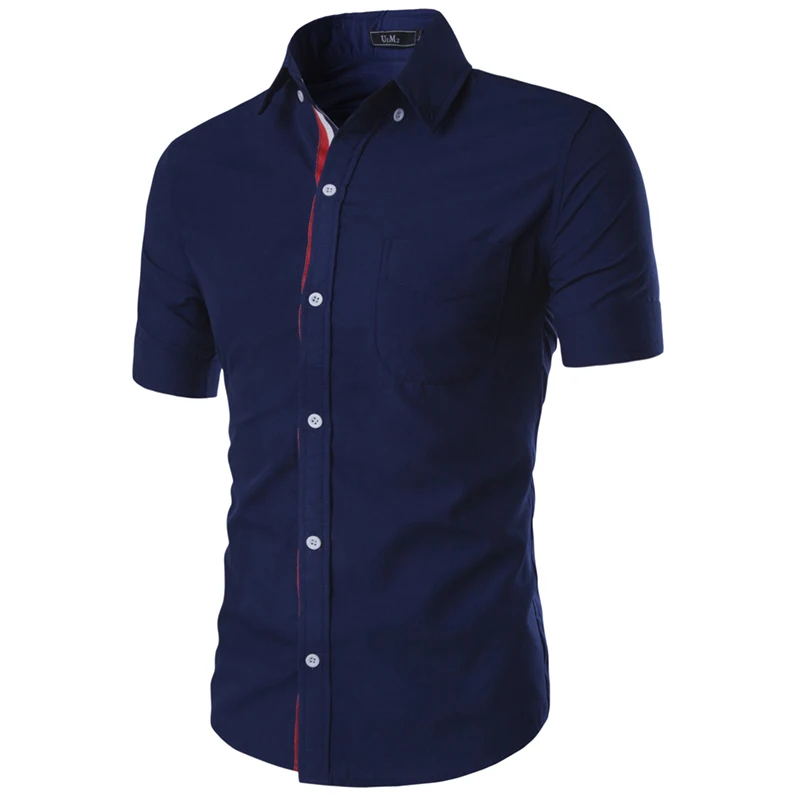 Casual Shirt Mens Brand Short Sleeve Cotton Men Shirts Summer Slim Fit Mens Dress Shirts Chemise Homme Camisa Masculina 9066
Casual Shirt Mens Brand Short Sleeve Cotton Men Shirts Summer Slim Fit Mens Dress Shirts Chemise Homme Camisa Masculina 9066