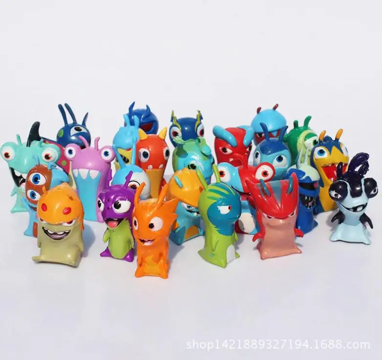24 шт./партия экшн фигурка Slugterra игрушка Slug Terra украшение для куклы|toy slug|action figureslug