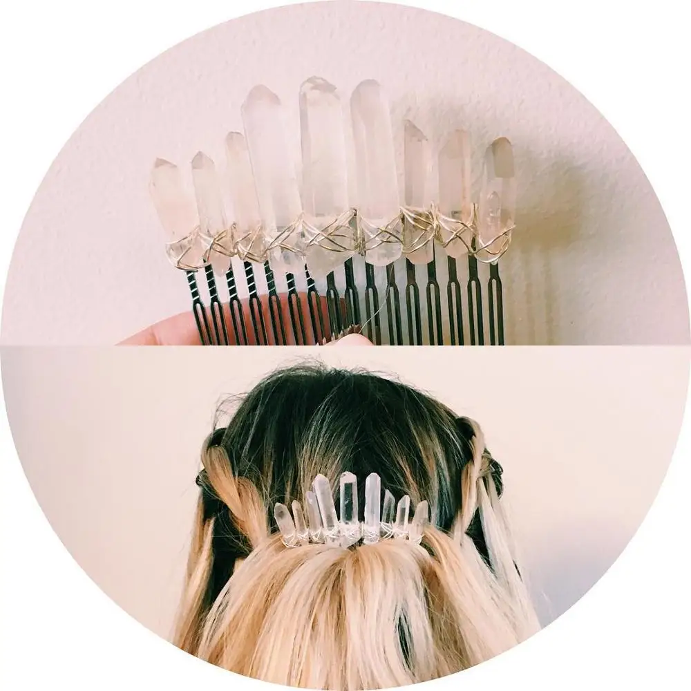 Crystal Hair Combs Wedding Hair Accessories Bridal Hair Accessories Wedding Crystal Tiara Hair Combs Raw Quartz Headband
Crystal Hair Combs Wedding Hair Accessories Bridal Hair Accessories Wedding Crystal Tiara Hair Combs Raw Quartz Headband