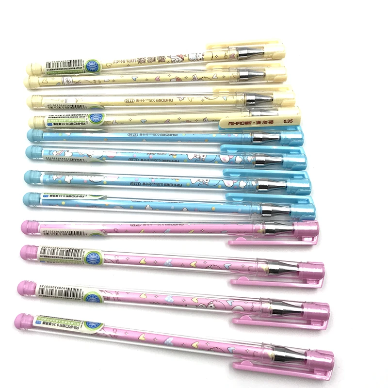 12pcs 0.35mm Gel Pens Cute Erasable Gel Ink Pens Office and School Supplies Kawaii Korean Stationery
12pcs 0.35mm Gel Pens Cute Erasable Gel Ink Pens Office and School Supplies Kawaii Korean Stationery
