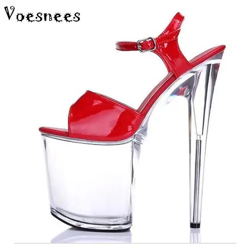 Platform Sandals Summer Style 2019 Catwalk Shows Steel Tube Dancing Shoes Sexy Ultra High Heels 20 cm Transparent Sandals
Platform Sandals Summer Style 2019 Catwalk Shows Steel Tube Dancing Shoes Sexy Ultra High Heels 20 cm Transparent Sandals