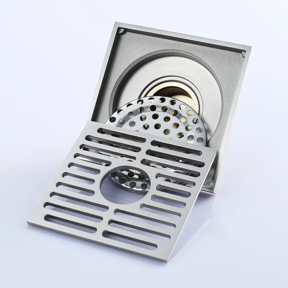 HIDEEP Brass Deodorant Bathroom Shower Floor Drain For Family Brushed Bathroom Special Floor Drain For Washing Machine
HIDEEP Brass Deodorant Bathroom Shower Floor Drain For Family Brushed Bathroom Special Floor Drain For Washing Machine