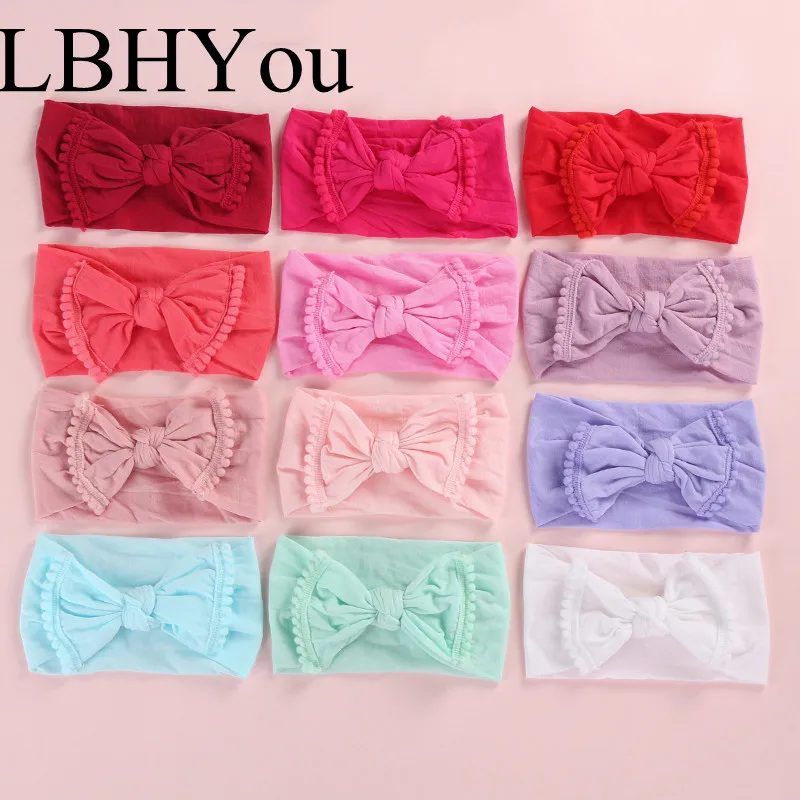 12pcs/lot Newborn Girls Pompom Trim Nylon Headbands Fashion Girls Wide Nylon Head Band Kids Hair Accessories
12pcs/lot Newborn Girls Pompom Trim Nylon Headbands Fashion Girls Wide Nylon Head Band Kids Hair Accessories
