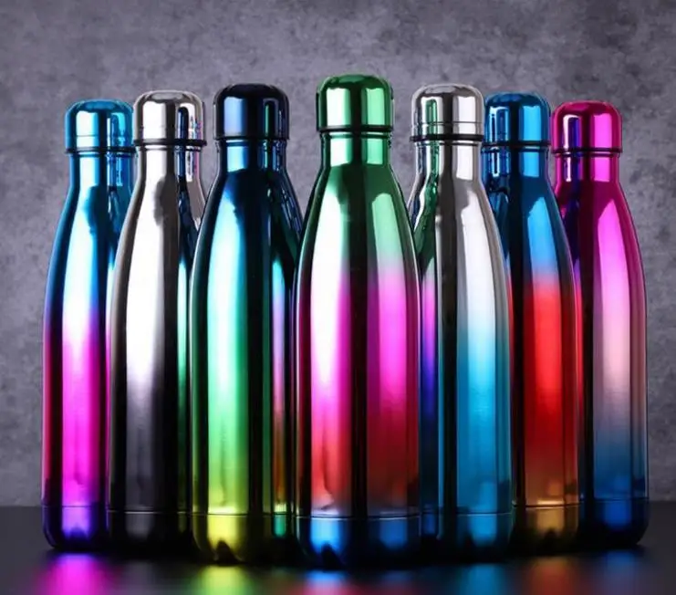 Bowling Insulated thermos vacuum Flasks Stainless steel keep thermo coffee tea mug cup Cola Gradient thermo Bottle 500ml
Bowling Insulated thermos vacuum Flasks Stainless steel keep thermo coffee tea mug cup Cola Gradient thermo Bottle 500ml