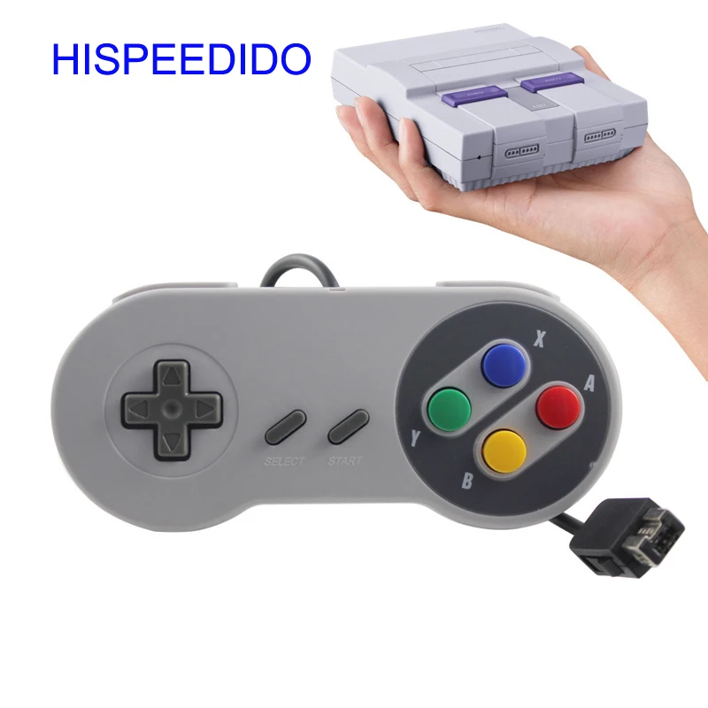 HISPEEDIDO 50pcs/lot Wired Gamepads Classic Color Button Controller Joystick for Super Nintendo classic for SNES mini console
HISPEEDIDO 50pcs/lot Wired Gamepads Classic Color Button Controller Joystick for Super Nintendo classic for SNES mini console