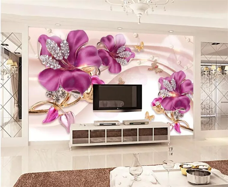 Custom Floral jewelry mural wall paper home decor home improvement decoration wall painting wallpapers for living room
Custom Floral jewelry mural wall paper home decor home improvement decoration wall painting wallpapers for living room