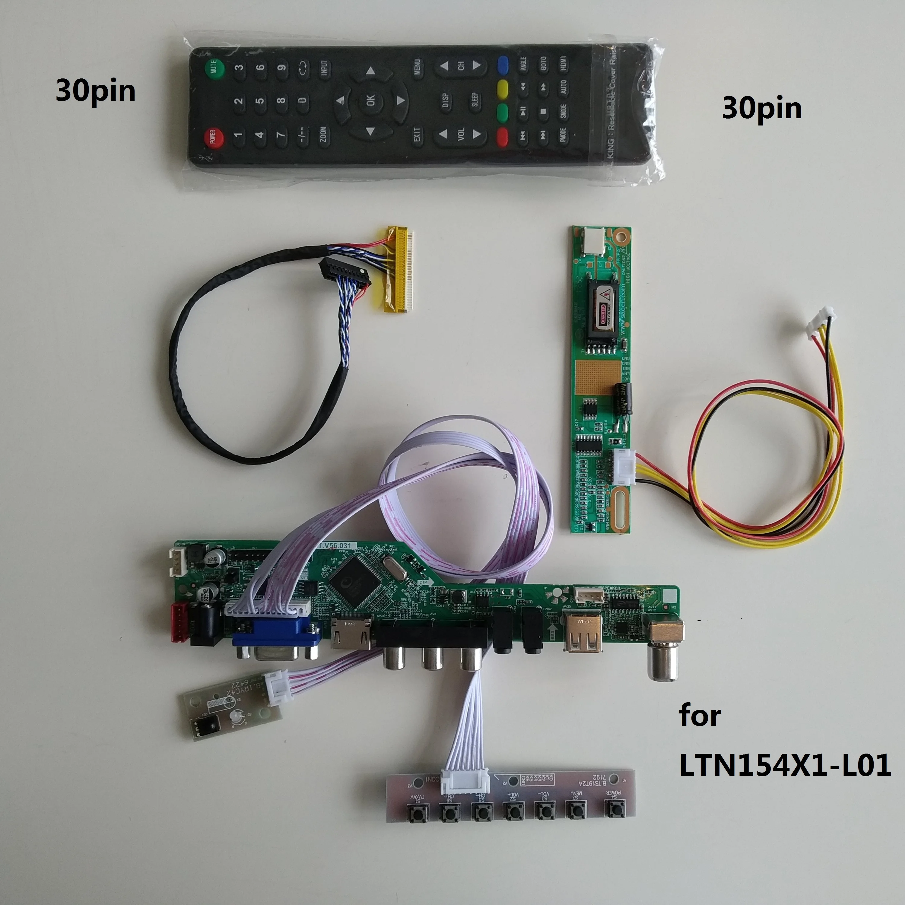 ТВ VGA AV USB ЖК дисплей светодиодный аудио Управление печатная плата "сделай