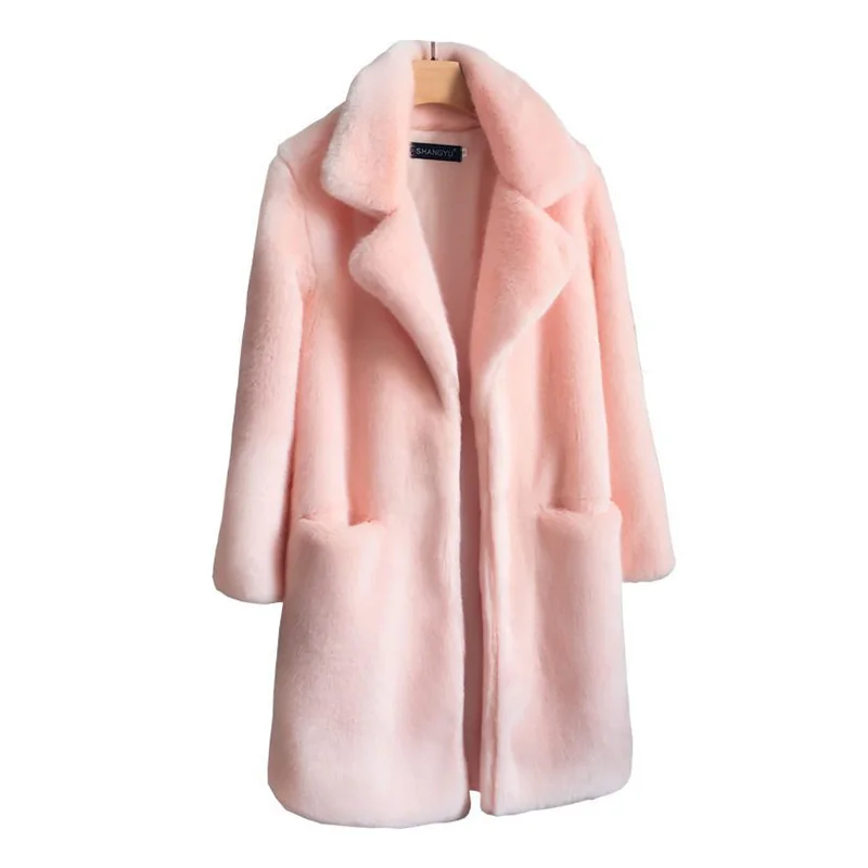 winter women new 2XL imitation fur water mink Medium length coat lady Slim thin Single row dark buckle plush warm thick coat s98
winter women new 2XL imitation fur water mink Medium length coat lady Slim thin Single row dark buckle plush warm thick coat s98