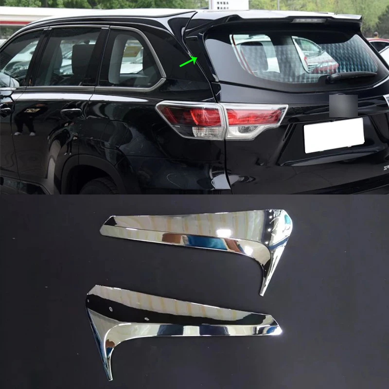 Автомобильные аксессуары внешняя ABS Хромированная задняя боковая треугольная угловая Крышка Накладка для Toyota Highlander 2015 автомобильный Стайл...
Автомобильные аксессуары внешняя ABS Хромированная задняя боковая треугольная угловая Крышка Накладка для Toyota Highlander 2015 автомобильный Стайл...