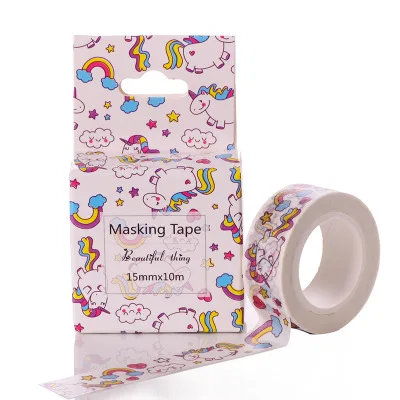 Kawaii Unicorn Washi Tape Diy Fita Decorativa 15mm*10m Adesiva Decorada Masking Tapes Cute Washitape Decorative Adhesive Tape
Kawaii Unicorn Washi Tape Diy Fita Decorativa 15mm*10m Adesiva Decorada Masking Tapes Cute Washitape Decorative Adhesive Tape