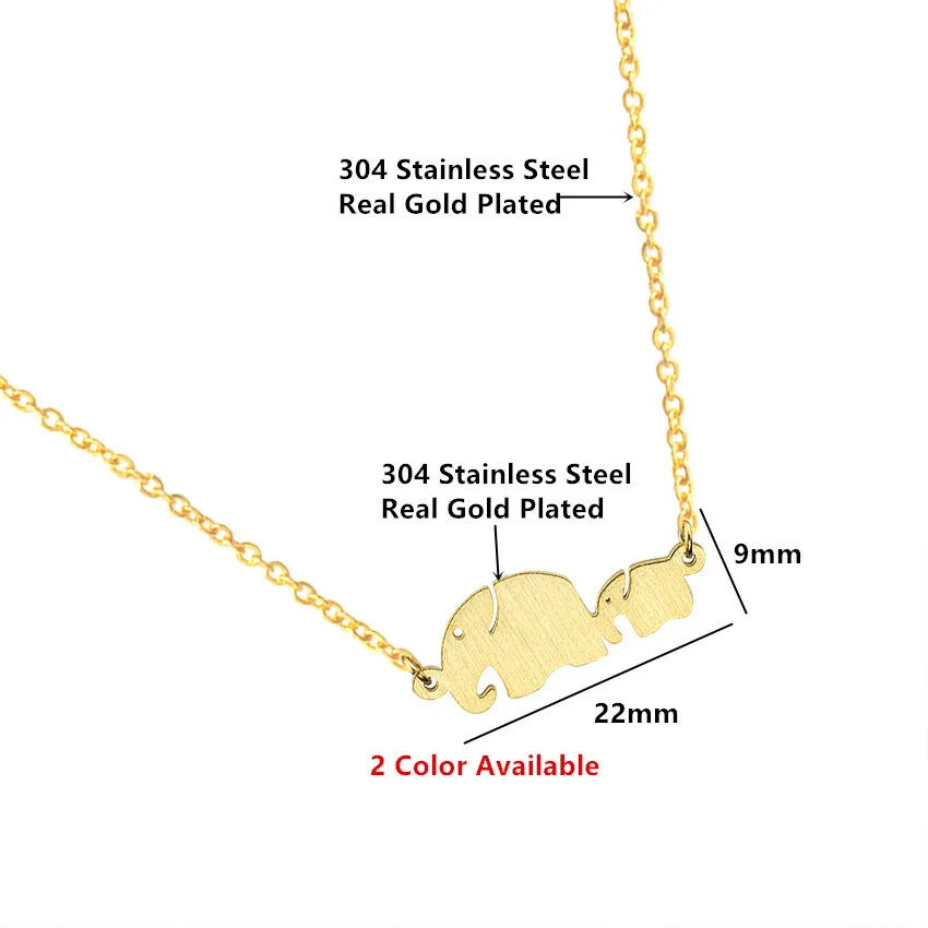 10pcs Fashion Stainless Steel Double Elephant Necklaces Women Jewelry Bohemian Gold Animal Colar Drop-shipping Necklaces
10pcs Fashion Stainless Steel Double Elephant Necklaces Women Jewelry Bohemian Gold Animal Colar Drop-shipping Necklaces