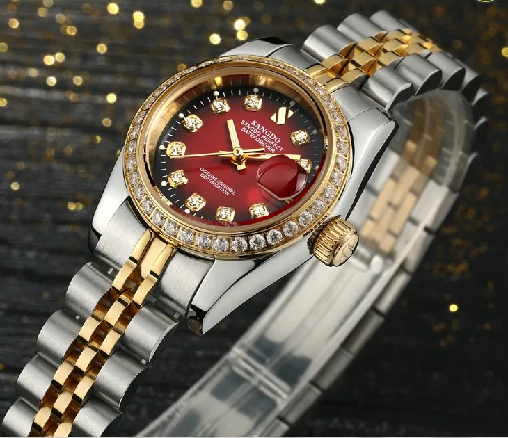 28MM SANGDO Automatic Self-Wind movement High quality Luxury Women's watches Mechanical watches 011S
28MM SANGDO Automatic Self-Wind movement High quality Luxury Women's watches Mechanical watches 011S