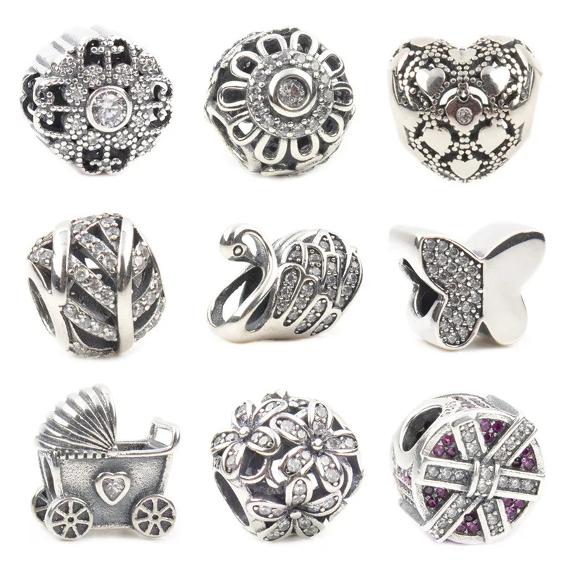 Factory Sale Mix DIY Charm Beads Fits Bracelet Silver 925 Charms Original Sterling Silver Jewelry For Women Gifts Drop Shipping
Factory Sale Mix DIY Charm Beads Fits Bracelet Silver 925 Charms Original Sterling Silver Jewelry For Women Gifts Drop Shipping