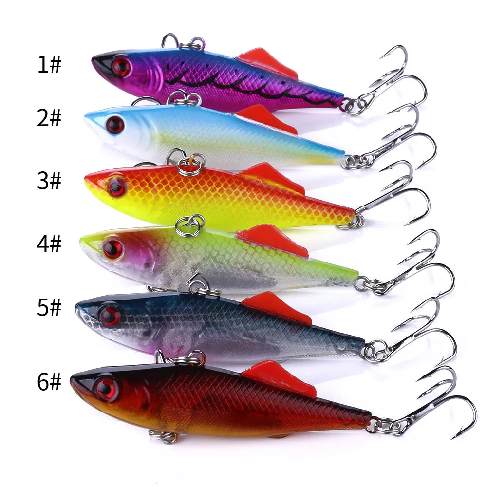 6PCS 7cm 17g Hard Fishing Lures VIB Bait Lead Inside Vibration Bait Sea Fishing Plastic Wobbler Lure Swim Fishing Tackle
6PCS 7cm 17g Hard Fishing Lures VIB Bait Lead Inside Vibration Bait Sea Fishing Plastic Wobbler Lure Swim Fishing Tackle