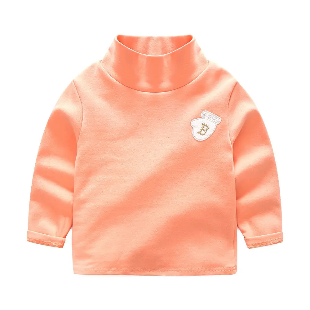 Spring Autumn kids High collar Bottoming shirt Sweater Solid color Cotton embroidered boys girl baby toddle children clothing
Spring Autumn kids High collar Bottoming shirt Sweater Solid color Cotton embroidered boys girl baby toddle children clothing