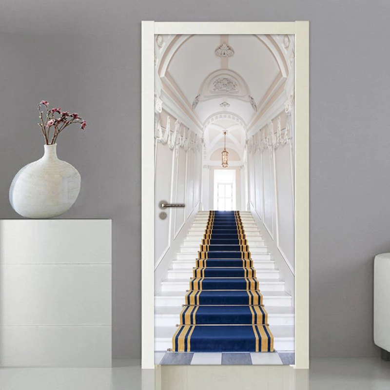 European Style Stairs Living Room Bedroom 3D Door Sticker Poster Wall Painting Modern Waterproof Photo Wallpaper Self-adhesive
European Style Stairs Living Room Bedroom 3D Door Sticker Poster Wall Painting Modern Waterproof Photo Wallpaper Self-adhesive