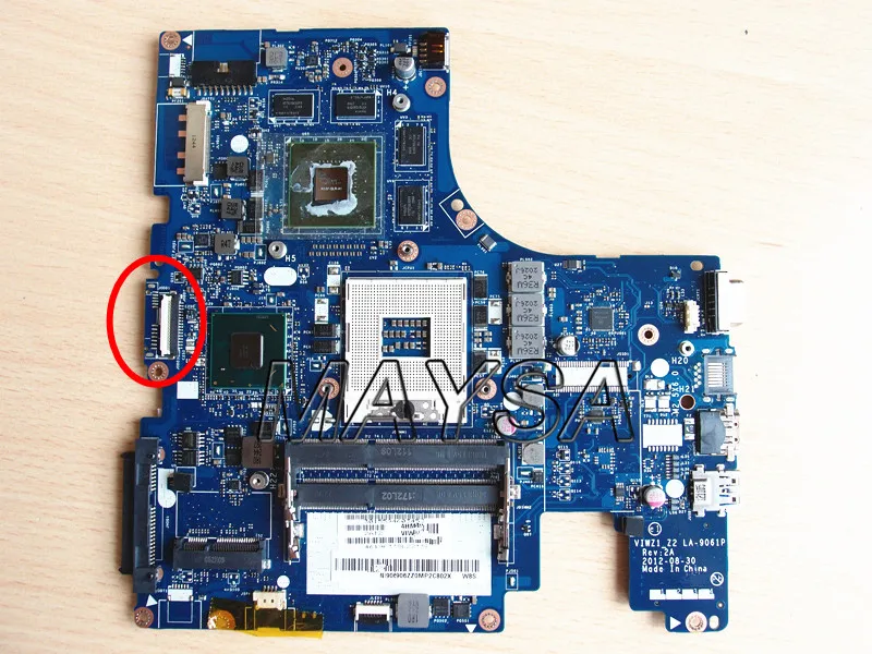 Материнская плата для ноутбука Lenovo ideapad Z500, VIWZ1_Z2 LA-9061P, с дискретной графикой на плате
Материнская плата для ноутбука Lenovo ideapad Z500, VIWZ1_Z2 LA-9061P, с дискретной графикой на плате