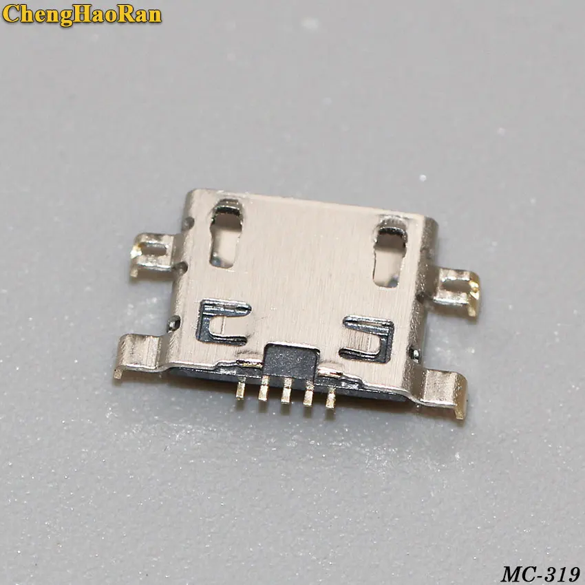 ChengHaoRan 10 100 шт. микро мини USB разъем для зарядки порта запасные части