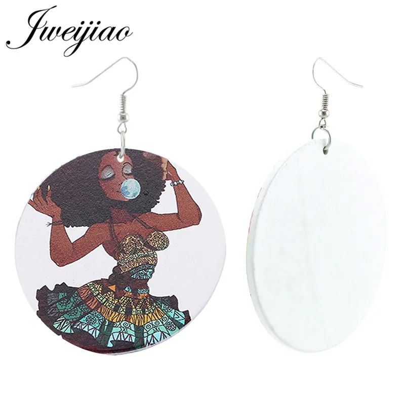 JWEIJIAO Fashion Black Girl Jewelry Afro Lady Woman Painted Wood Earrings Pendant For Friends Party Gift WD140
JWEIJIAO Fashion Black Girl Jewelry Afro Lady Woman Painted Wood Earrings Pendant For Friends Party Gift WD140