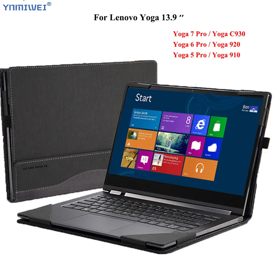 Чехол для Lenovo Yoga C930 13 9 дюймов 920 910 чехол ноутбука 7 Pro 6/5 съемный из искусственной