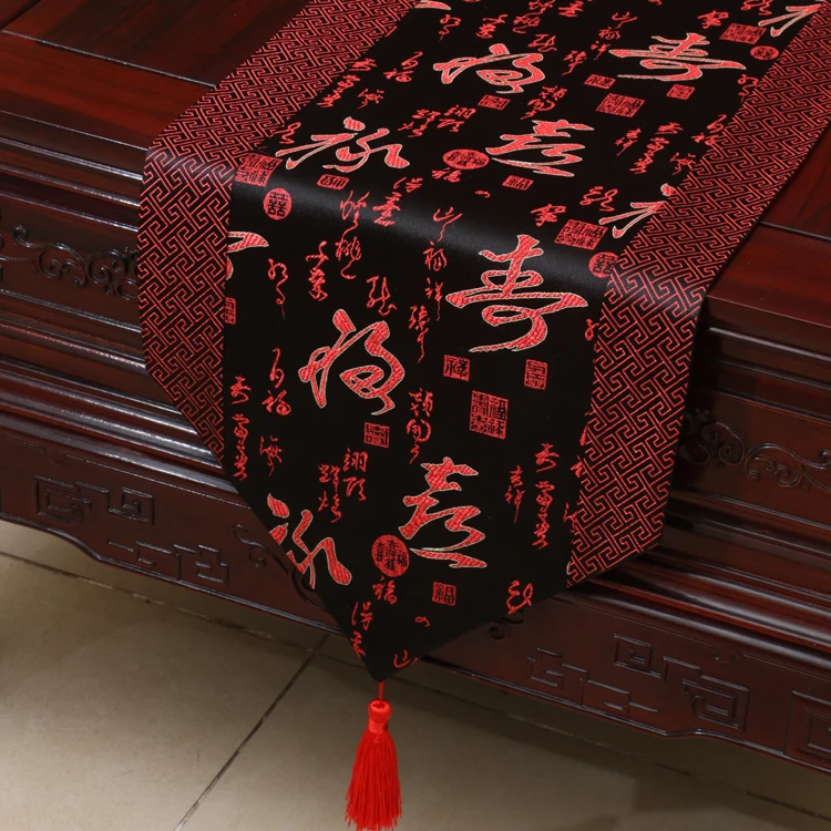 Damask table cloth Chinese charactersrural wealth auspicious porcelain bed Tang style classical runner tarpaulin runner
Damask table cloth Chinese charactersrural wealth auspicious porcelain bed Tang style classical runner tarpaulin runner