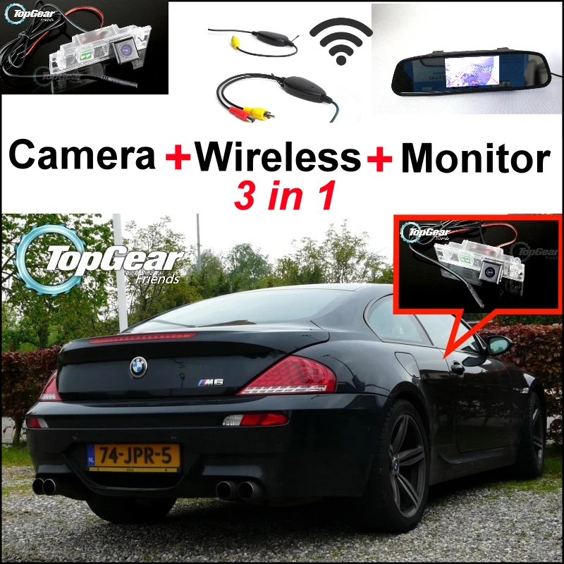 3in1 Special WiFi Camera + Wireless Receiver + Mirror Monitor Easy DIY Parking Rear View System For BMW 6 Series M6 E63 E64
3in1 Special WiFi Camera + Wireless Receiver + Mirror Monitor Easy DIY Parking Rear View System For BMW 6 Series M6 E63 E64