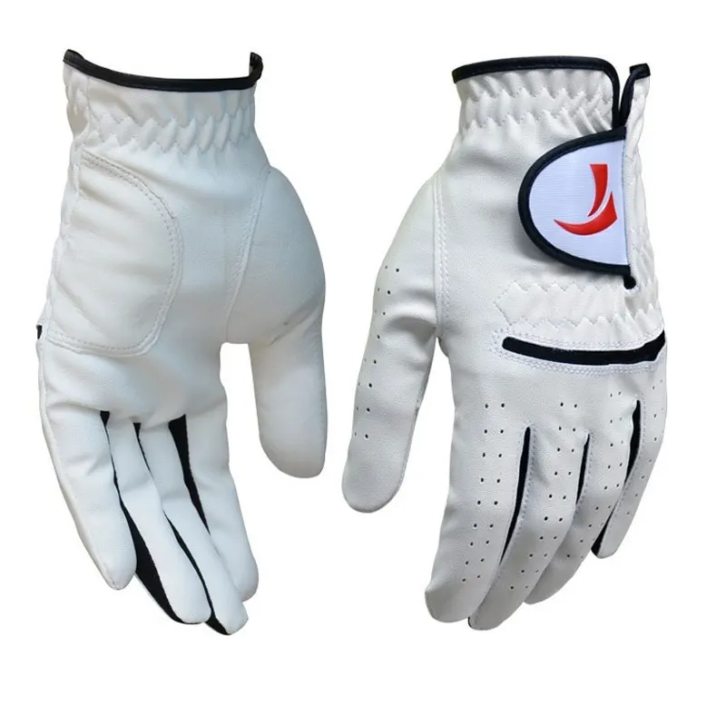 Men Left/ Right Hand Breathable Golf Gloves Soft Pure Sheepskin Anti-Slip Sweat Absorbent Mittens D0629 | Спорт и развлечения