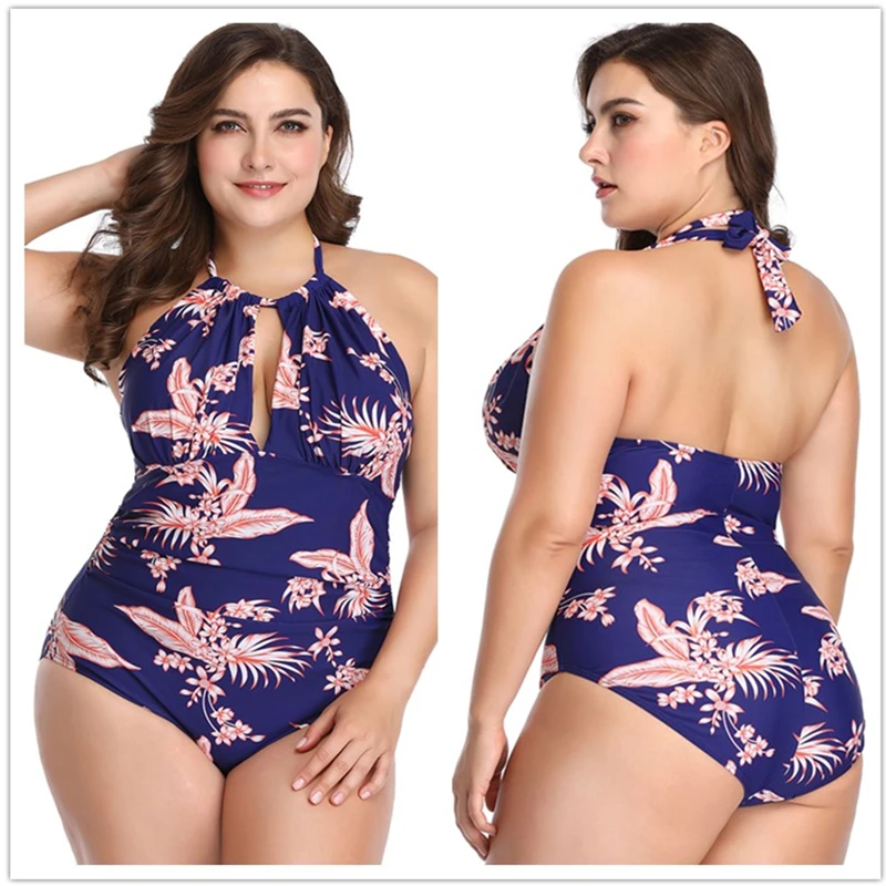 Plus Size Swimming Suit For Women Swimwear Sexy Bathing One Piece Swimsuit Indoor Monokini Female Beach Bikinis Bather 2019 | Спорт и