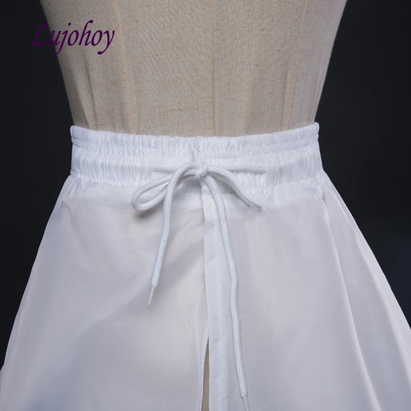 Белая длинная Нижняя юбка 3 Фупа ТРАПЕЦИЕВИДНОЕ свадебное платье для невесты