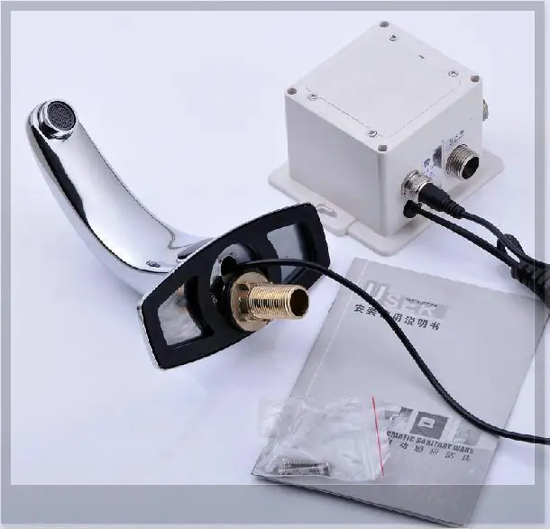 Bathroom Basin Auto Water Mixer Brass Chrome Touchless Electronic Sensor Automatic Faucet deck mounted bathroom taps emergi | Канцтовары