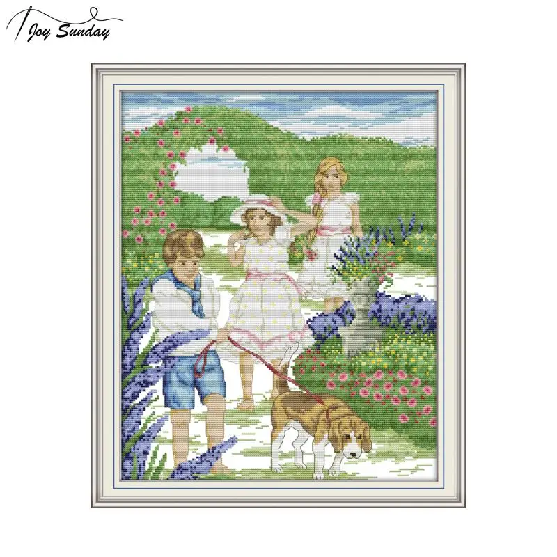 Joy Sunday Outing Cross Stitch Kits Embroidery DIY Needlework Set Printed Canvas Aida Fabric 14ct 11ct DMC Cross Stitcing Thread
Joy Sunday Outing Cross Stitch Kits Embroidery DIY Needlework Set Printed Canvas Aida Fabric 14ct 11ct DMC Cross Stitcing Thread