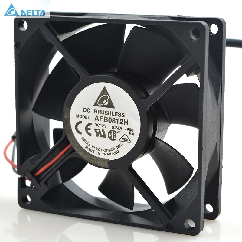 Brand New for delta AFB0812H 8cm 8025 12V 0.24A 2wire double ball bearing fan pwm 80*80*25mm 50pcs/lot
Brand New for delta AFB0812H 8cm 8025 12V 0.24A 2wire double ball bearing fan pwm 80*80*25mm 50pcs/lot